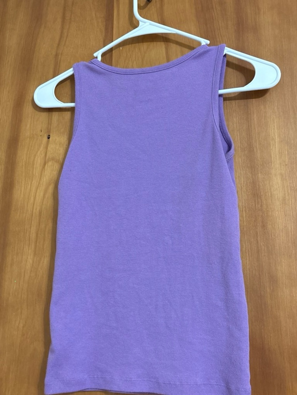 wonder nation Lilac Ribbed Tank Top